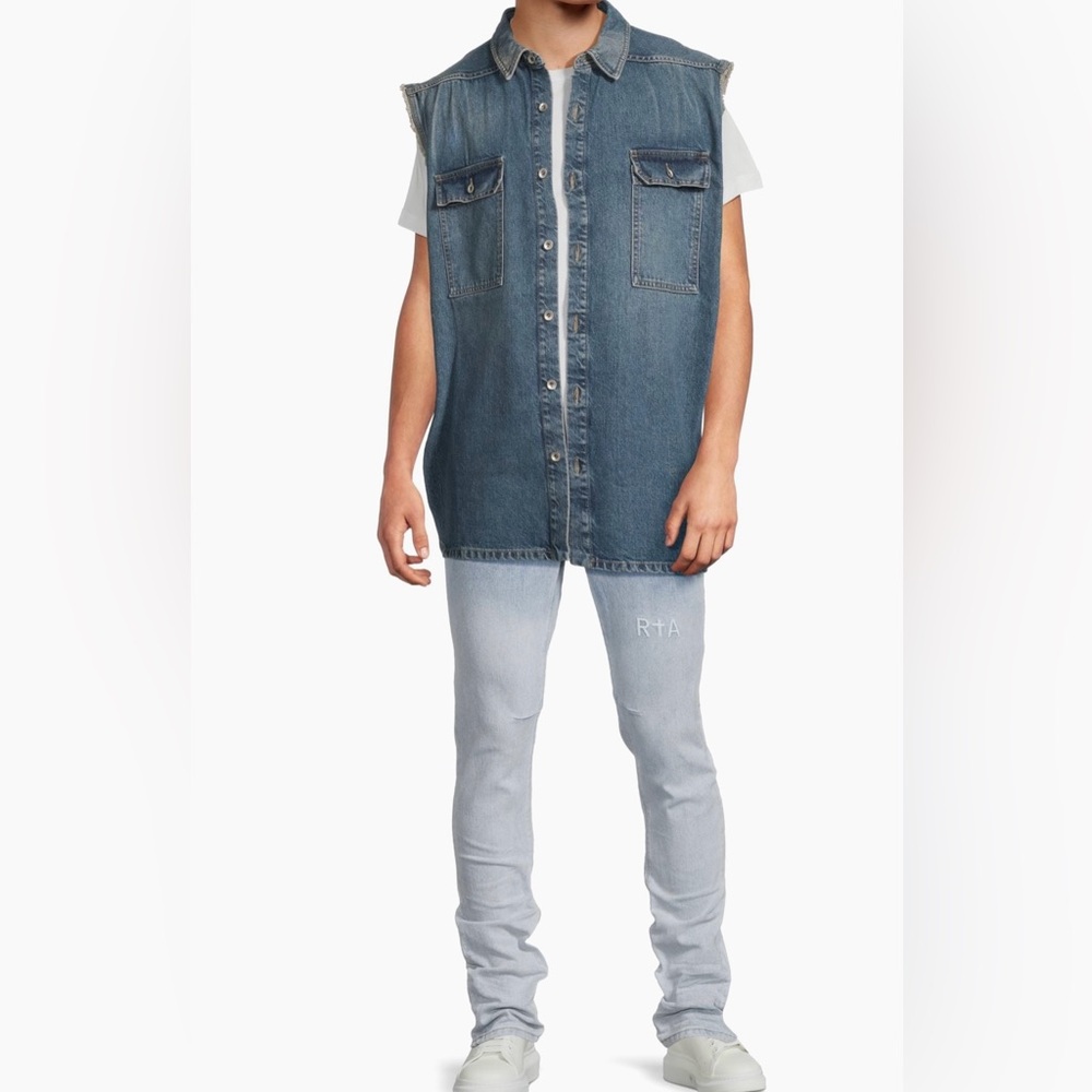 DRKSHDW by Rick Owens
Tommy Denim Vest size XL